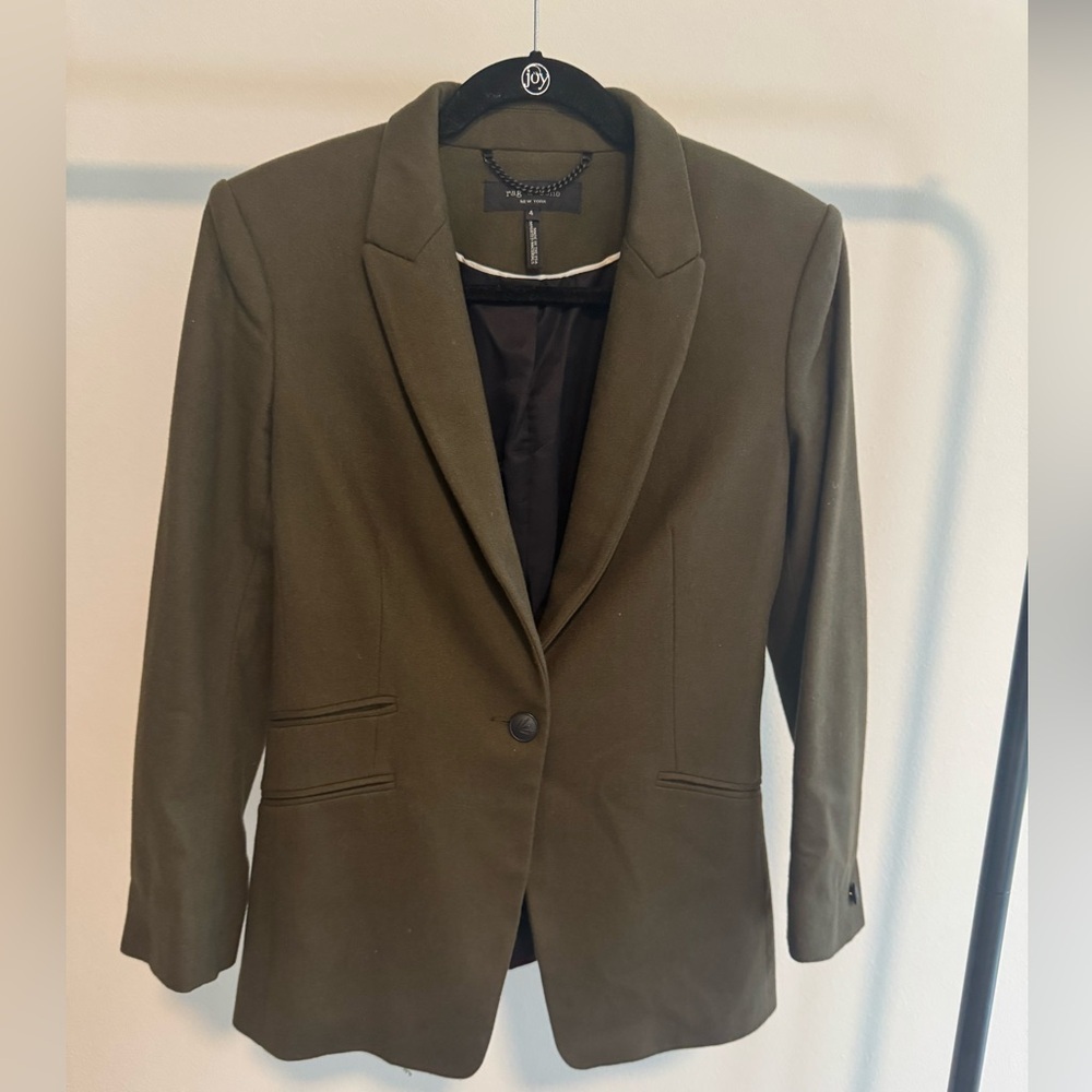 Rag & Bone Olive Green Women's Blazer